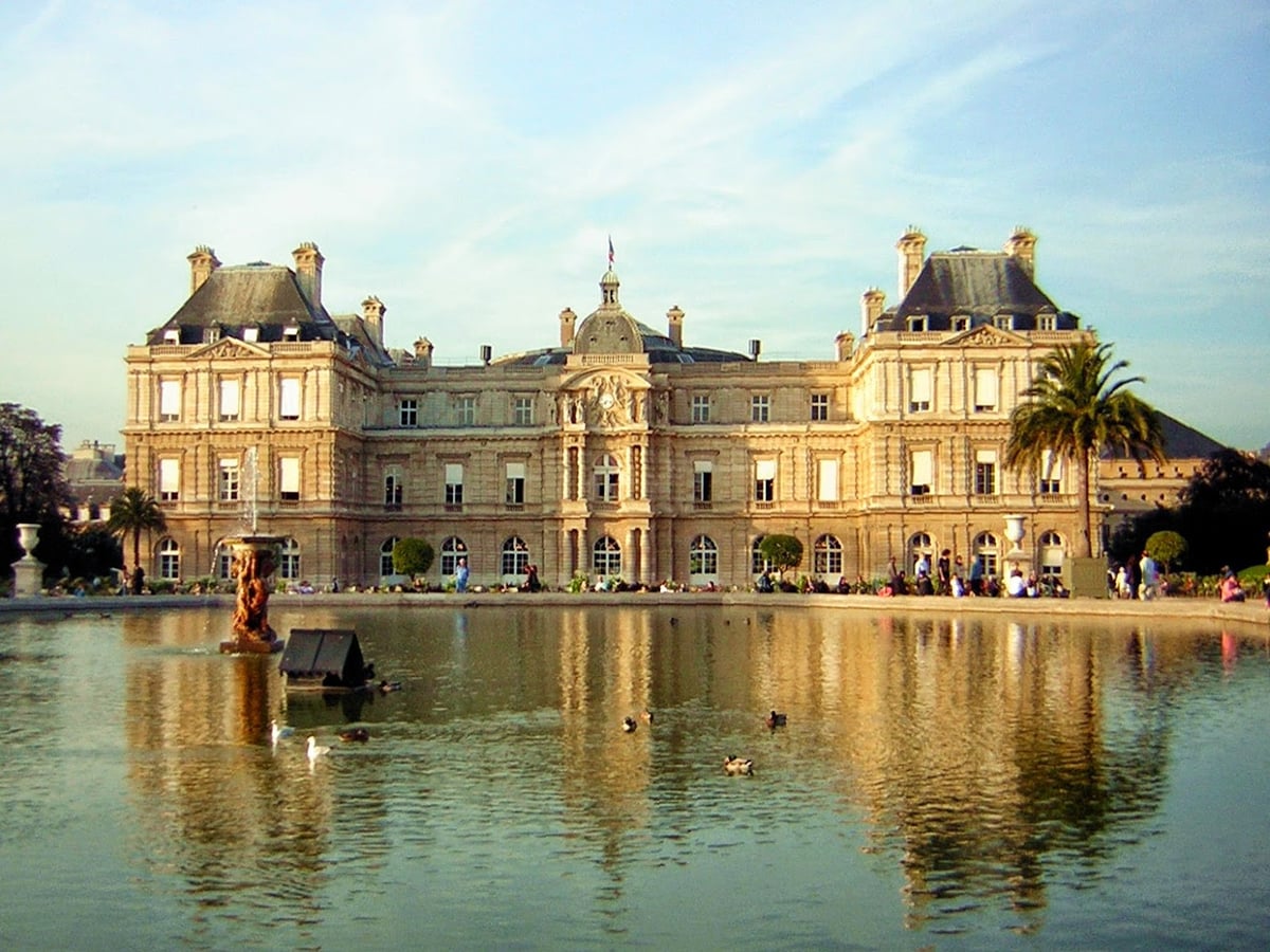 Los jardines de Luxemburgo en París.