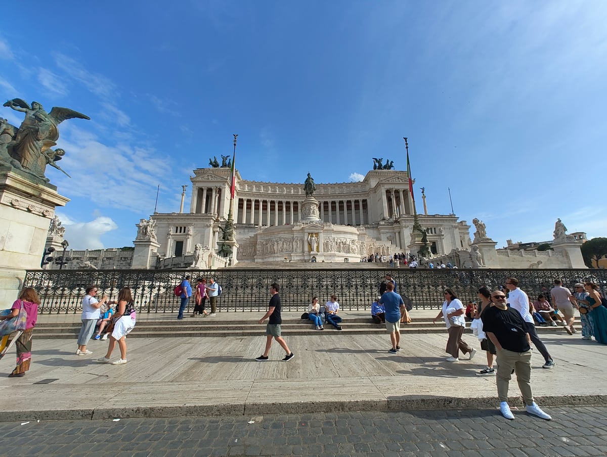 Monumentos y plazas del centro histórico de Roma