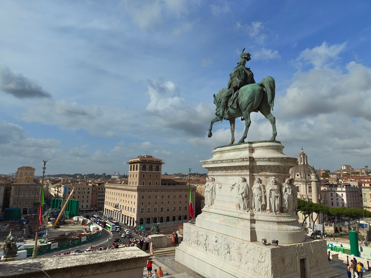 Monumentos y plazas del centro histórico de Roma