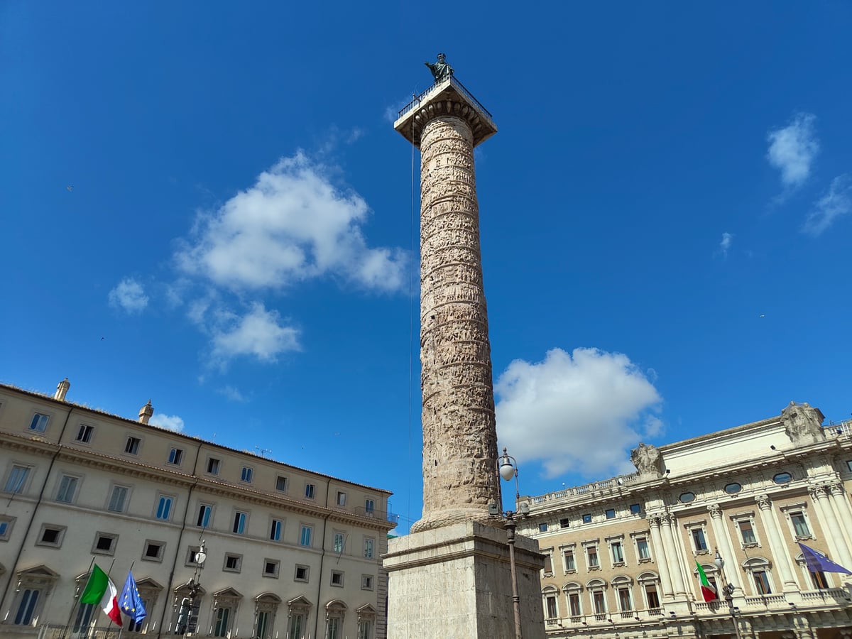 Monumentos y plazas del centro histórico de Roma