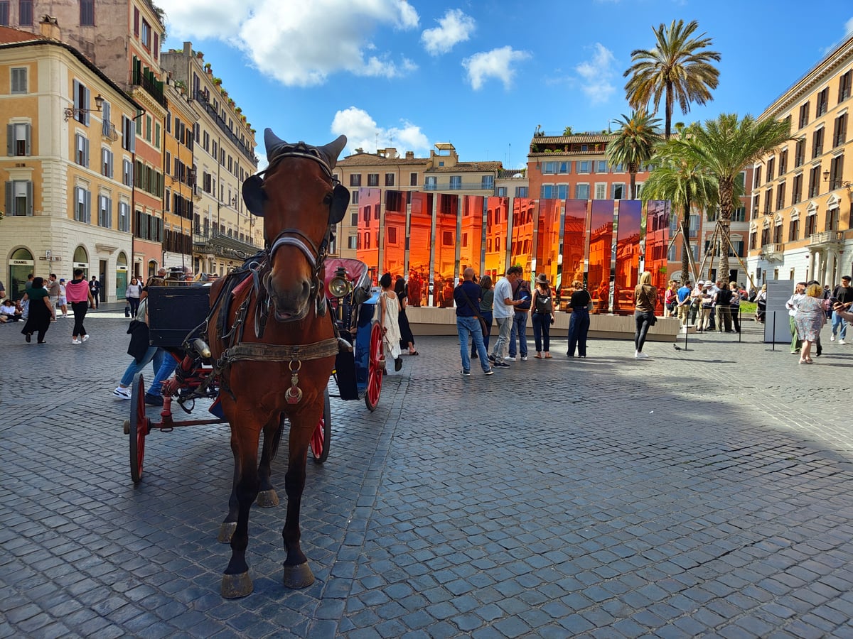 Monumentos y plazas del centro histórico de Roma