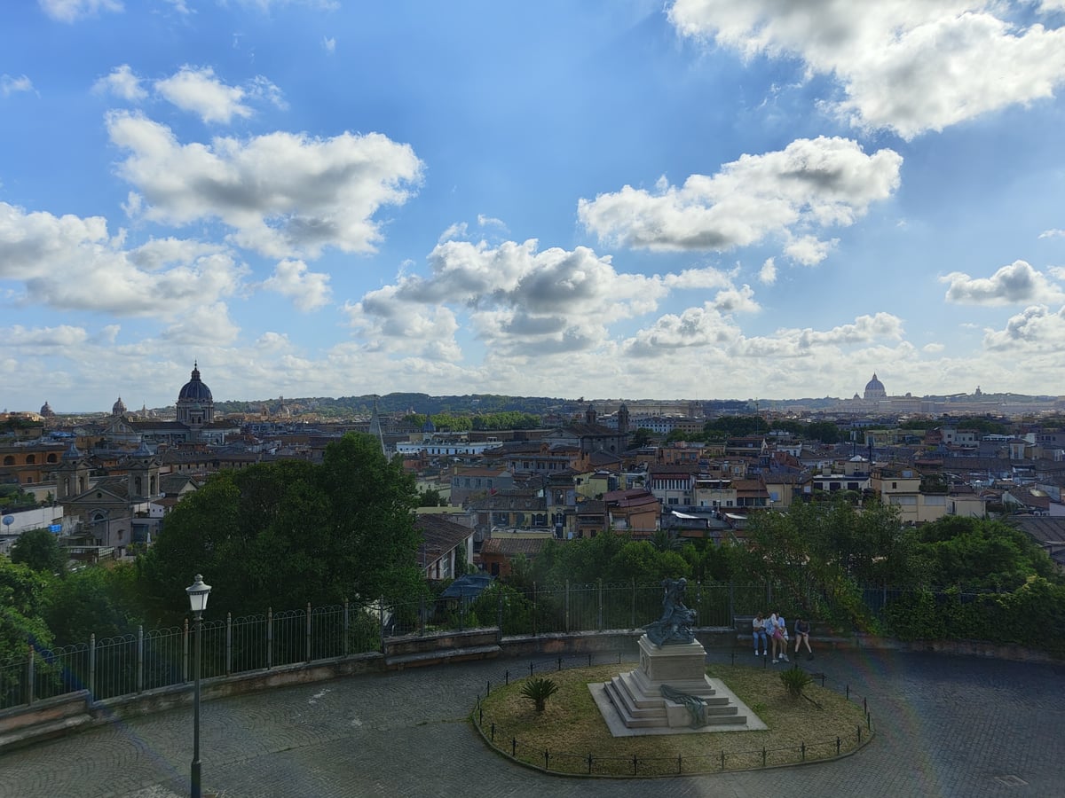 Paisaje urbano de Roma visto desde distintos miradores