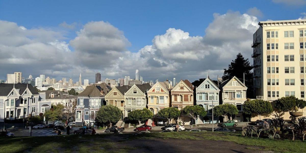 Calle, edificio, monumento o paisaje urbano de San Francisco.