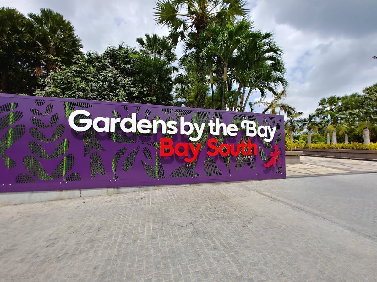 Entrada a Gardens by the Bay en Singapur