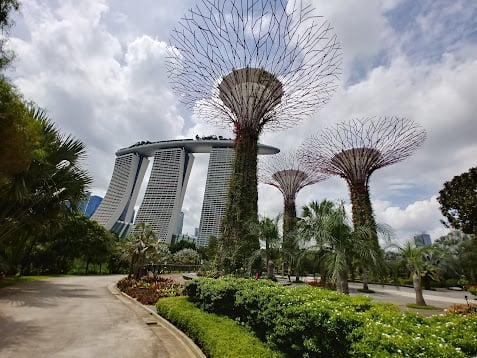 Entrada a Gardens by the Bay en Singapur