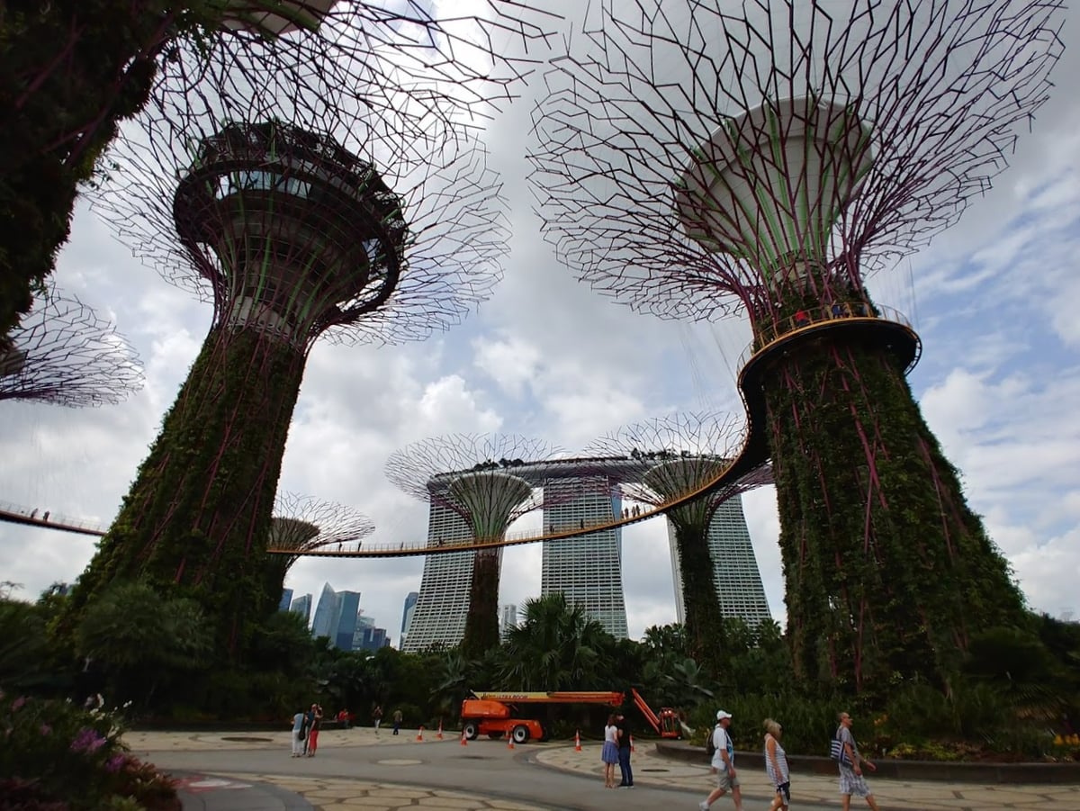 Entrada a Gardens by the Bay en Singapur