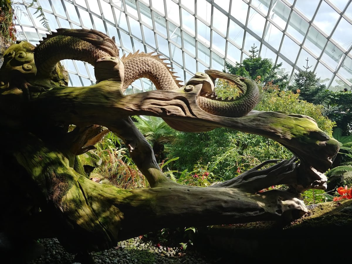 Supertrees y jardines de Gardens by the Bay en Singapur
