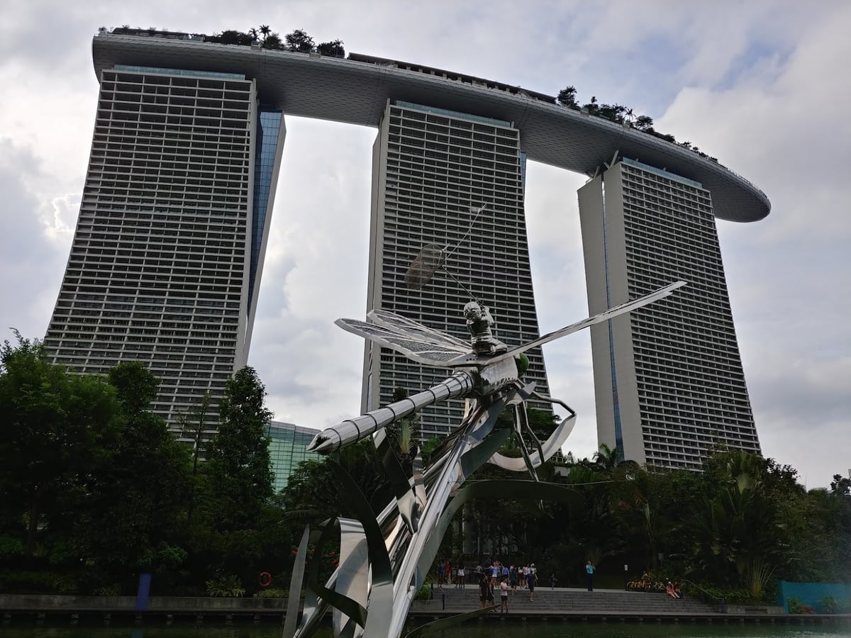 Supertrees y jardines de Gardens by the Bay en Singapur