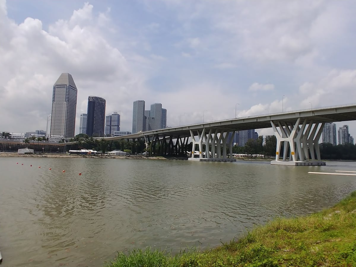 Paisaje urbano y lugares de interés del centro de Singapur
