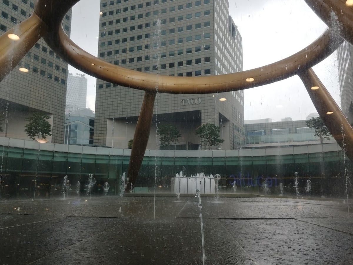 Paisaje urbano y lugares de interés del centro de Singapur