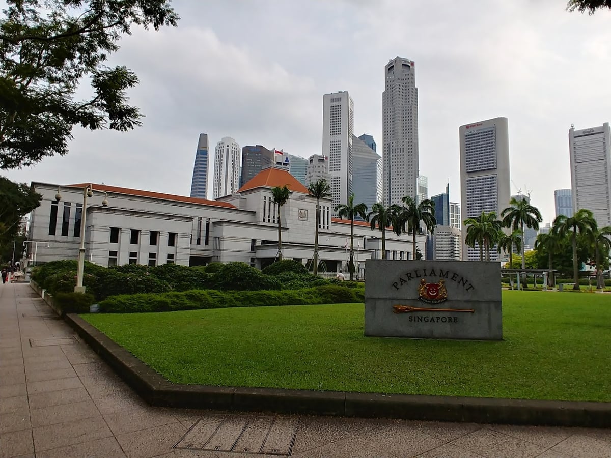 Paisaje urbano y lugares de interés del centro de Singapur