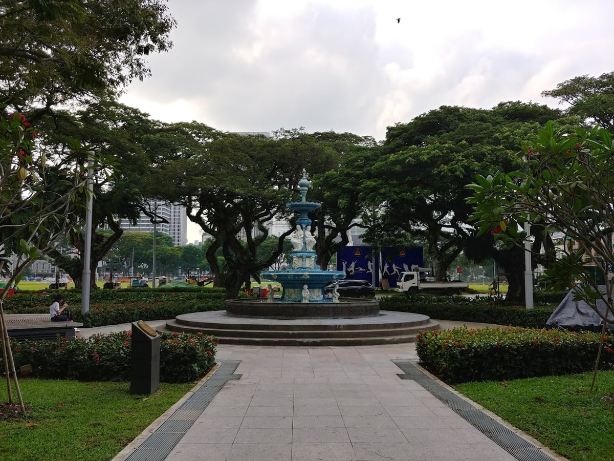 Paisaje urbano y lugares de interés del centro de Singapur