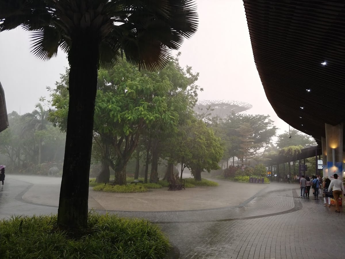 Paisaje urbano y lugares de interés del centro de Singapur