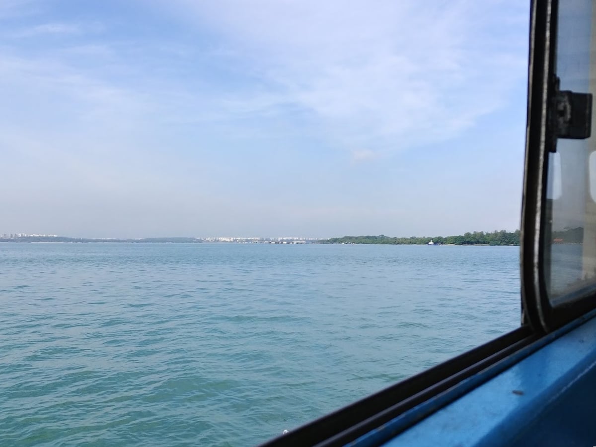 Paisaje natural de Pulau Ubin, Singapur, con senderos, bosque y costa