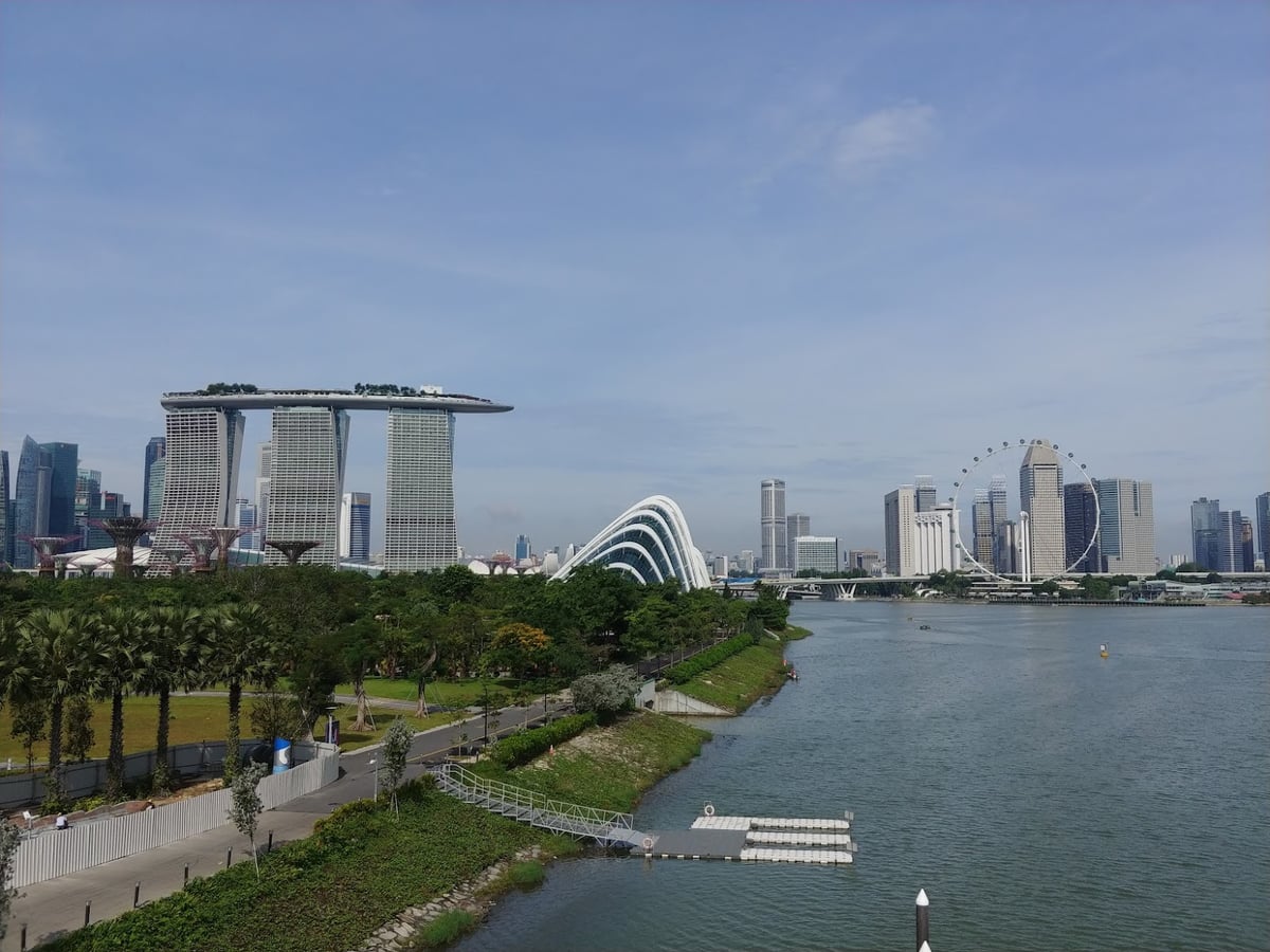 Jardines y paisajes junto al agua en Singapur