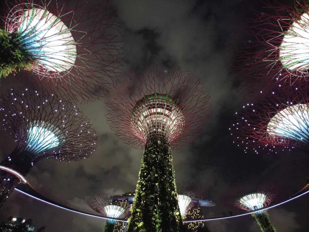 Jardines y paisajes junto al agua en Singapur