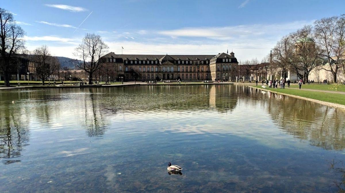 Palacio de Ludwigsburg y sus jardines vistos durante una visita