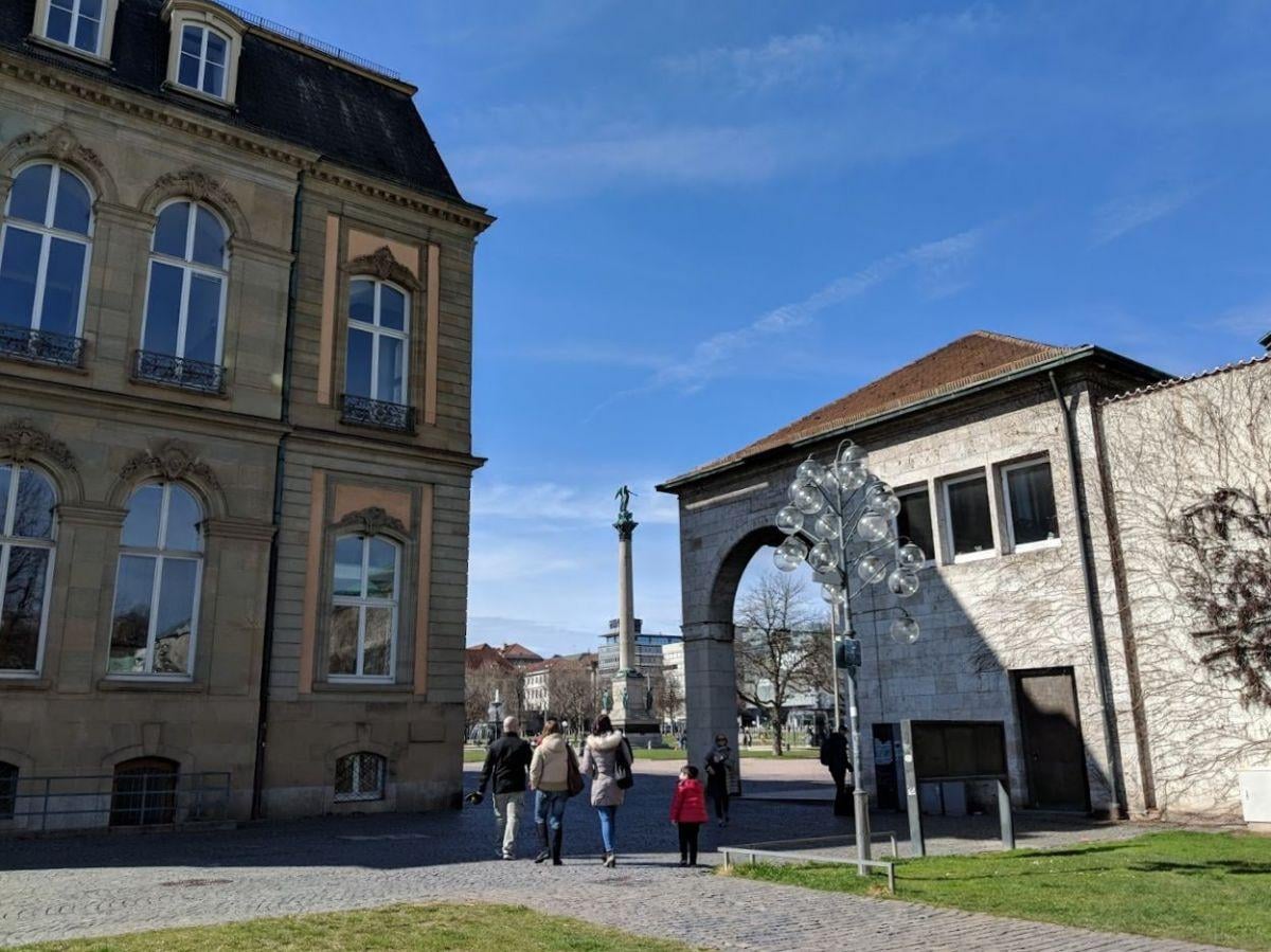 Palacio de Ludwigsburg y sus jardines vistos durante una visita
