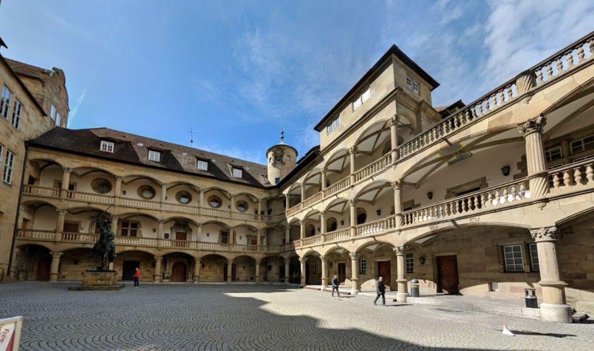 Palacio de Ludwigsburg y sus jardines vistos durante una visita