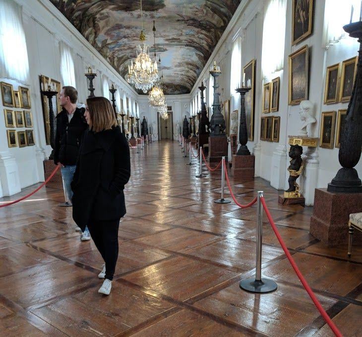 Palacio de Ludwigsburg y sus jardines vistos durante una visita