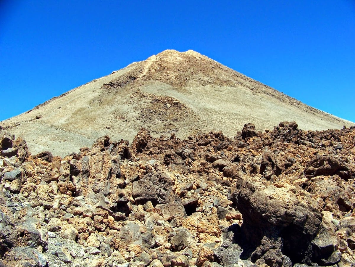 Vista del Teide desde la base