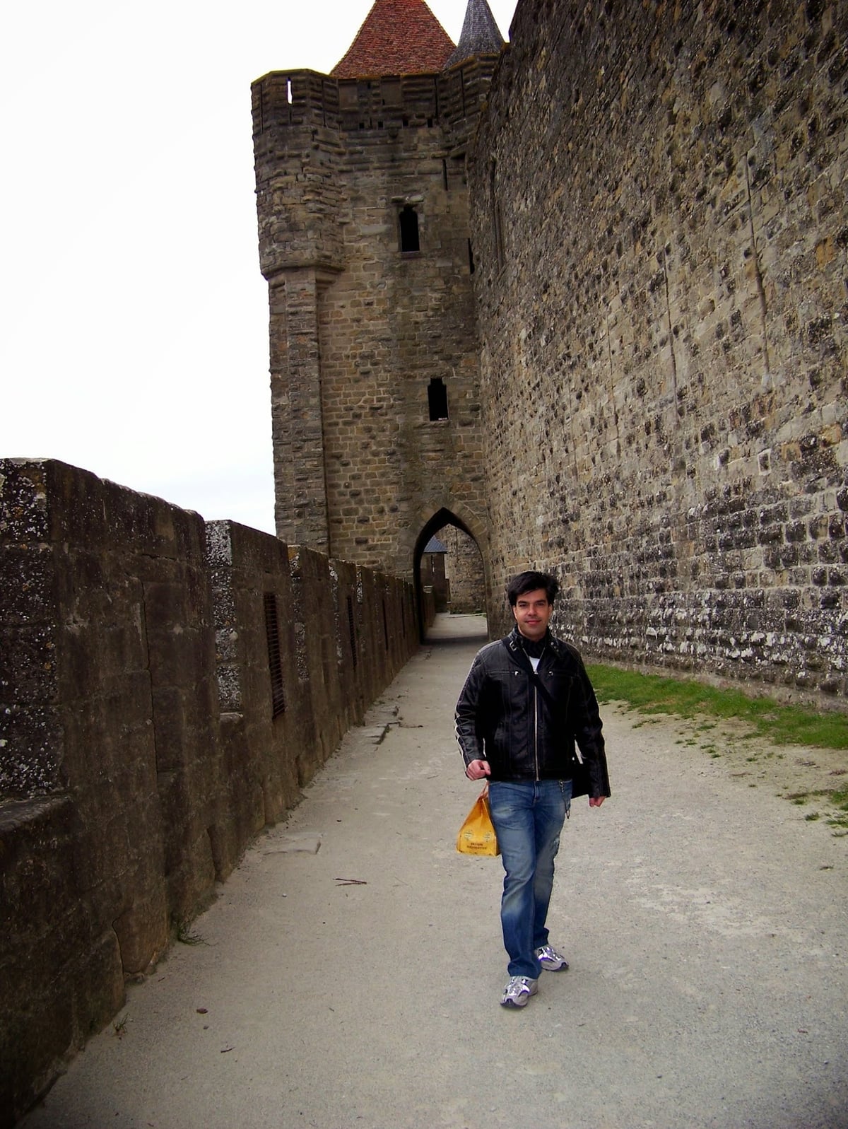 Fortificaciones y calles de la ciudadela de Carcasona