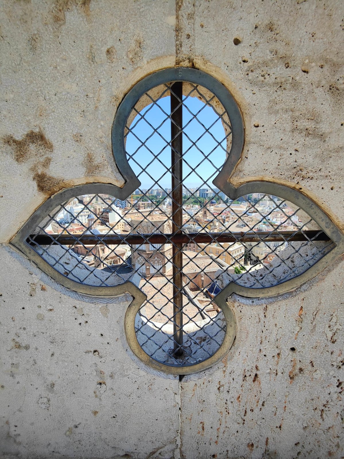 Vista panorámica del casco histórico de Valencia