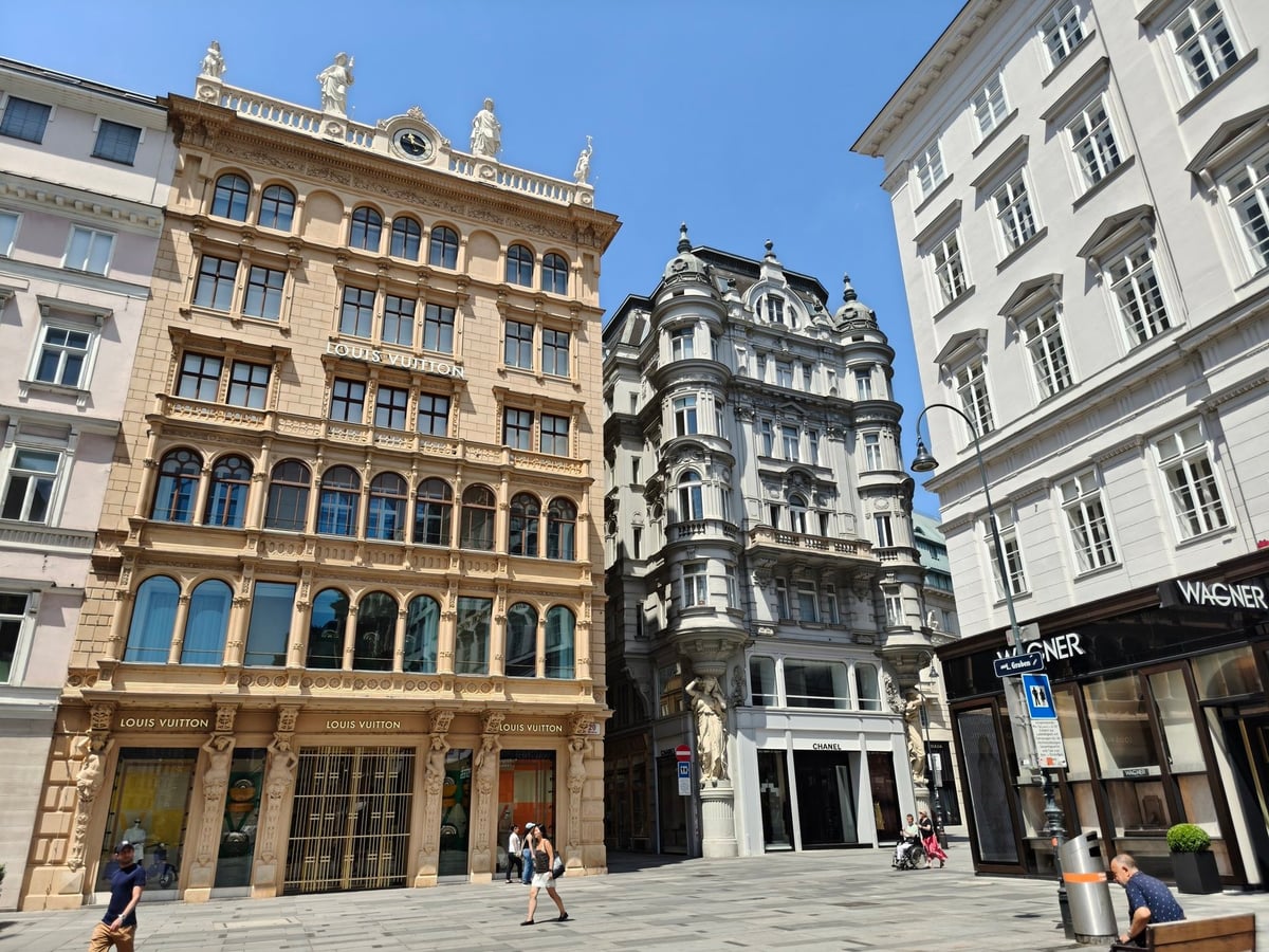 Calles y edificios históricos del centro de Viena