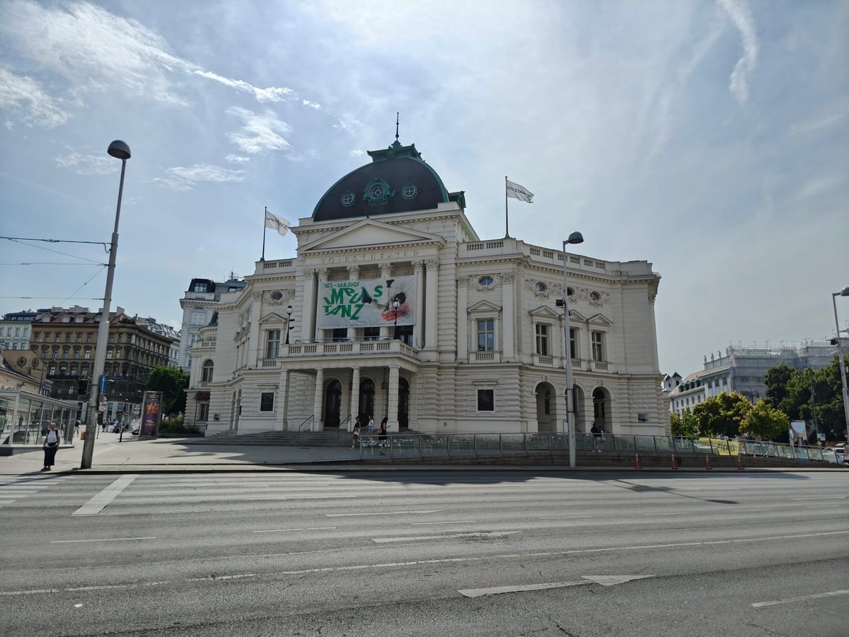 Edificios históricos y calles del centro de Viena