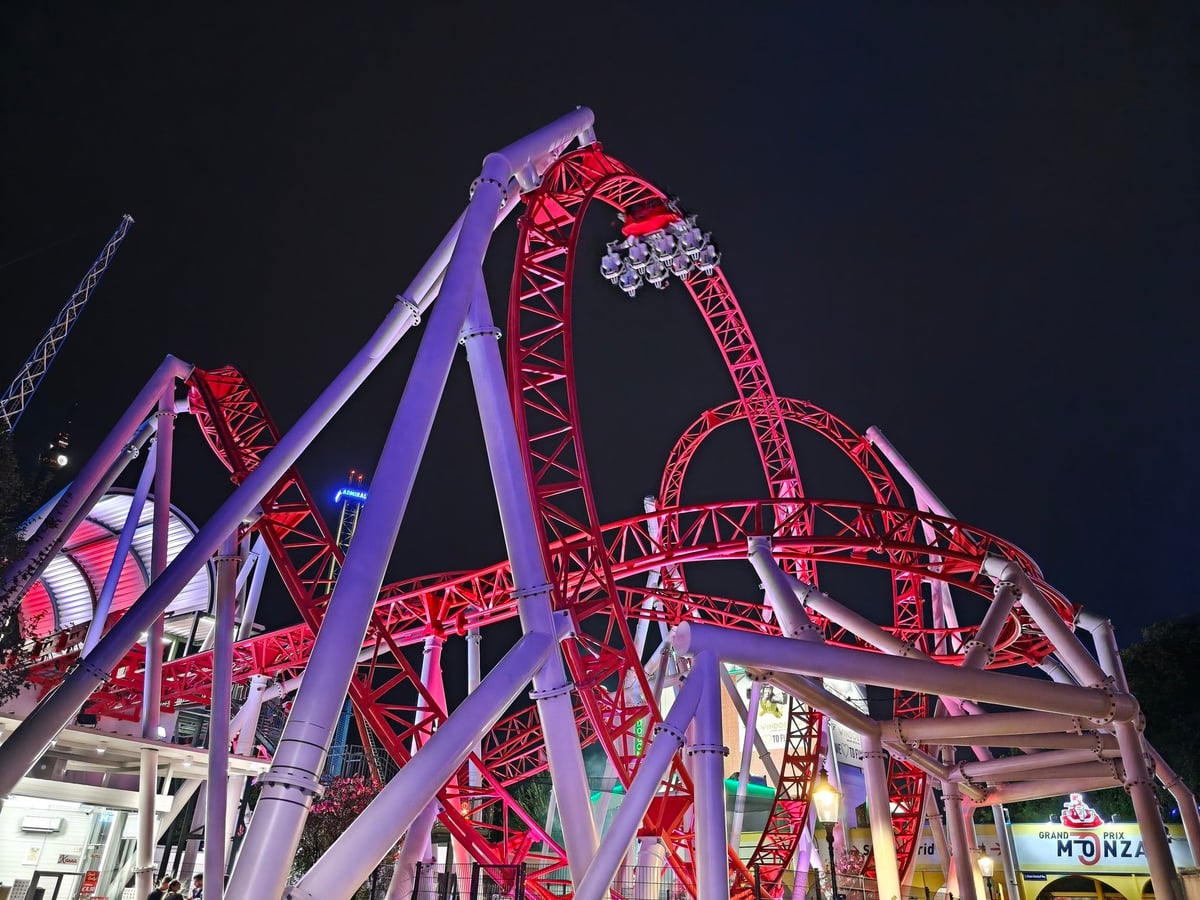 Parque de atracciones Prater de Viena con su gran noria