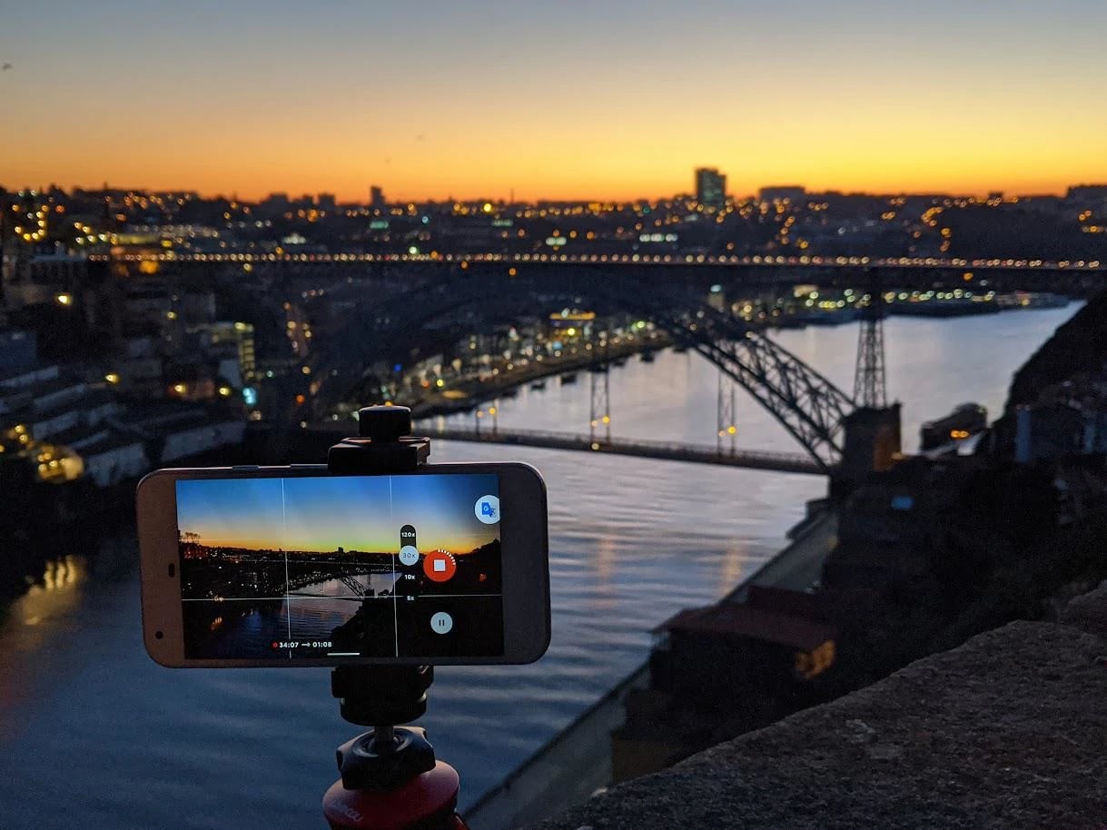 Atardecer en Oporto